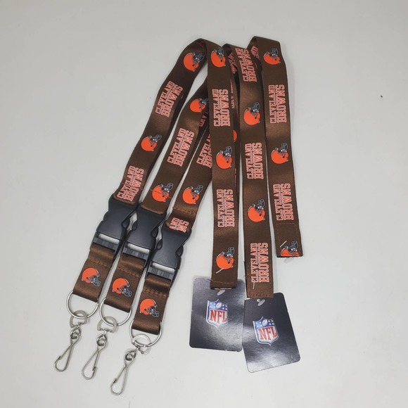 Stocking Stuffer Special 3 lanyards for $14 - Cleveland Browns - Picture 2 of 3